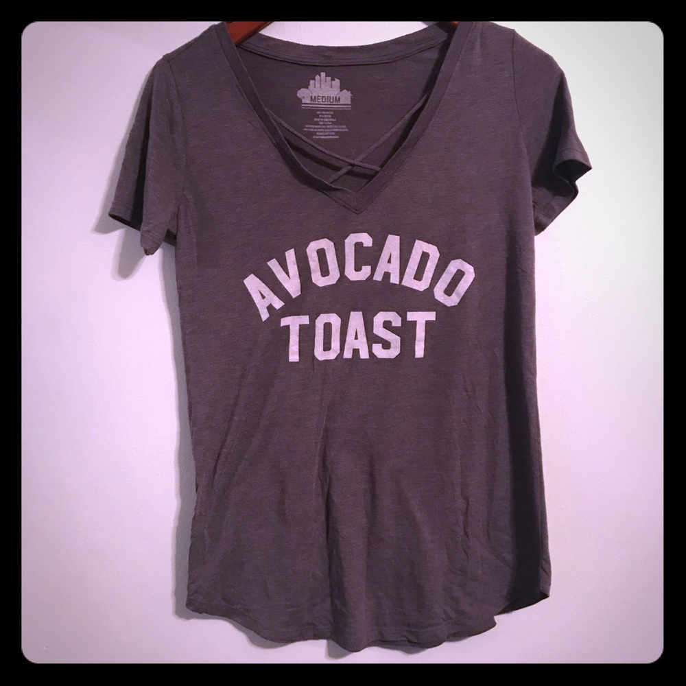 Avocado Toast Gray T shirt